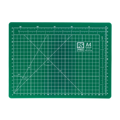RS PRO 10mm Green Cutting Mat, L300mm x W220mm