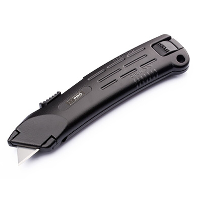 RS PRO Safety Knife with Straight Blade, Retractable