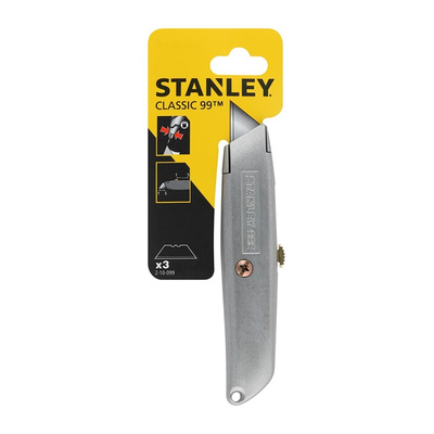 Stanley Safety Knife with Straight Blade, Retractable
