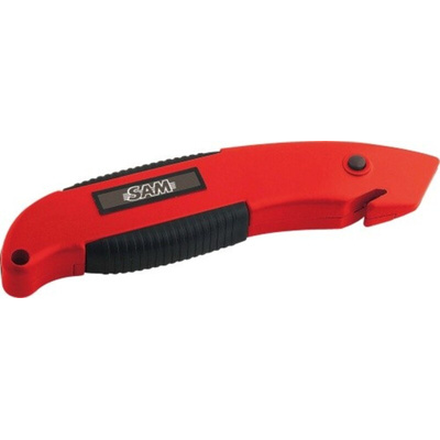 SAM Safety Knife with Straight Blade, Retractable