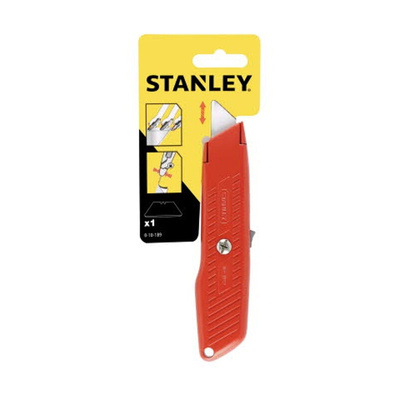 Stanley Safety Knife with Straight Blade, Retractable