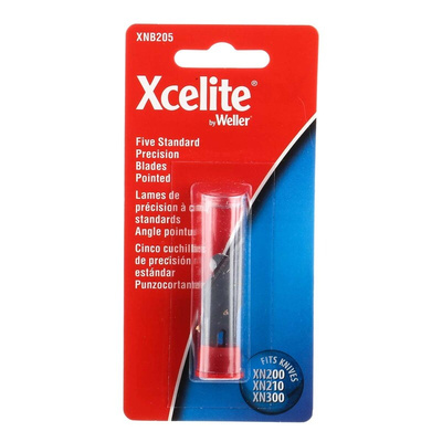 Weller Xcelite Pointed Scalpel Blade, 5 per Package