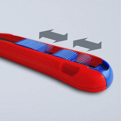 Knipex Knife with Cutter Blade Blade, Retractable, 118mm Blade Length