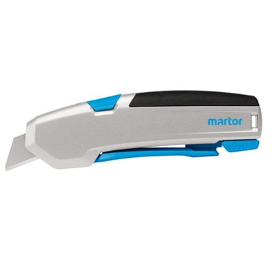 MARTOR Safety Knife with Auto-retractable Blade, Retractable, 21mm Blade Length