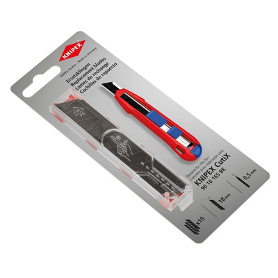 Knipex Surgical Steel Flat Knife Blade, 119 mm, 10 per Package