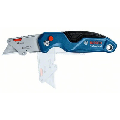 Bosch Professional Folding Knife Snap-off Blade Folding Knife, 124mm Closed Length, 137g