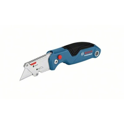 Bosch Professional Folding Knife Snap-off Blade Folding Knife, 124mm Closed Length, 137g