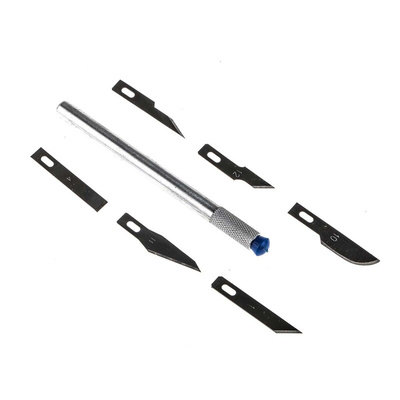 RS PRO 115mm Steel Precision Craft Knife Set