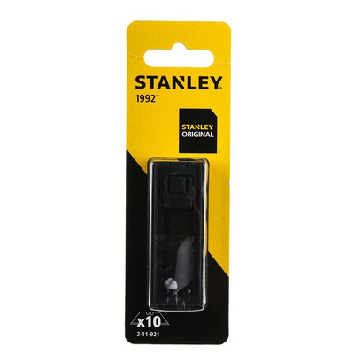 Stanley Flat Safety Knife Blade, 10 per Package
