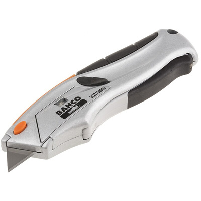 Bahco Safety Knife with Straight Blade, Retractable