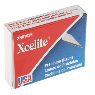 Weller Xcelite Fine Point Diagonal Safety Knife Blade, 100 per Package