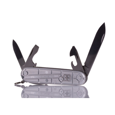 Swiss Army Knife Victorinox SilverTech Straight, Multitool Knife, 91mm Closed Length, 60g