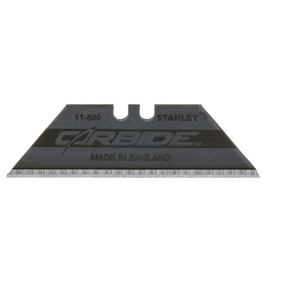 Stanley Flat Safety Knife Blade, 10 per Package