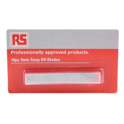 RS PRO Flat Snap-off Blade, 10 per Package