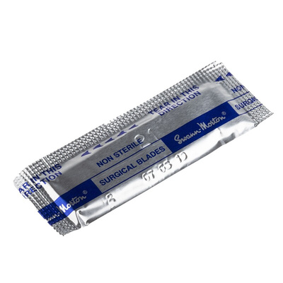 Swann-Morton Carbon Steel Scalpel Blade, No.21, 100 per Package