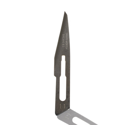Swann-Morton Carbon Steel Scalpel Blade, No.11, 100 per Package