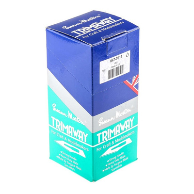 Swann-Morton Carbon Steel Flat Scalpel Blade, 25A, 50 per Package