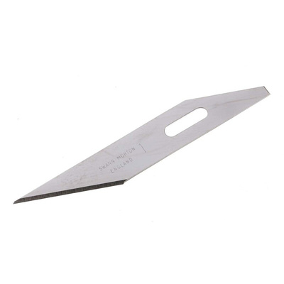 Swann-Morton Carbon Steel Flat Scalpel Blade, No.1, 50 per Package