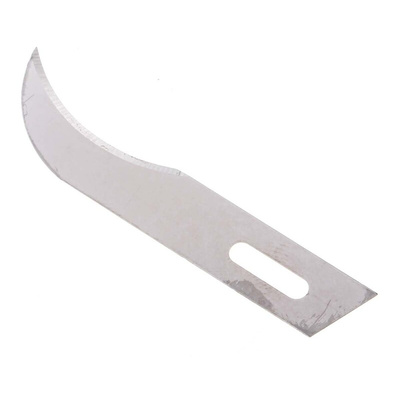 Swann-Morton Carbon Steel Curved Scalpel Blade, No.3, 50 per Package