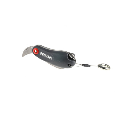 Facom Safety Knife with Curved Blade, Retractable
