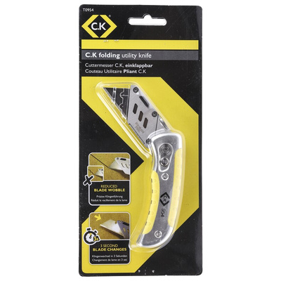 CK Safety Knife with Straight Blade, Retractable