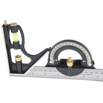 Fisher 12 in, 305mm Combination Square Set, Steel