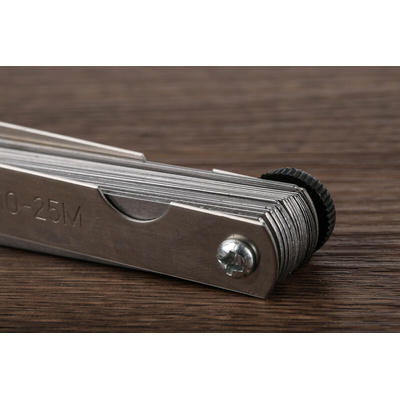 RS PRO Steel Feeler Gauge, 25 Blades