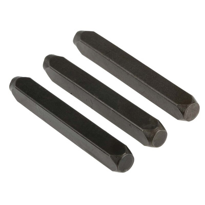 RS PRO 5mm x 27 Piece Engraving Punch Set, (Letters: A → Z, (&))