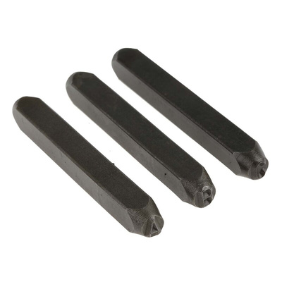 RS PRO 5mm x 27 Piece Engraving Punch Set, (Letters: A → Z, (&))