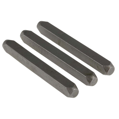 RS PRO 2.5mm x 27 Piece Engraving Punch Set, (Letters: A → Z, (&))