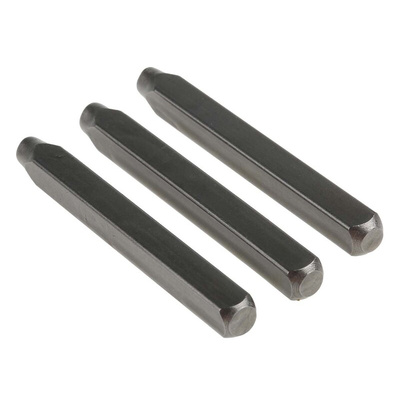 RS PRO 3mm x 27 Piece Engraving Punch Set, (Letters: A → Z, (&))