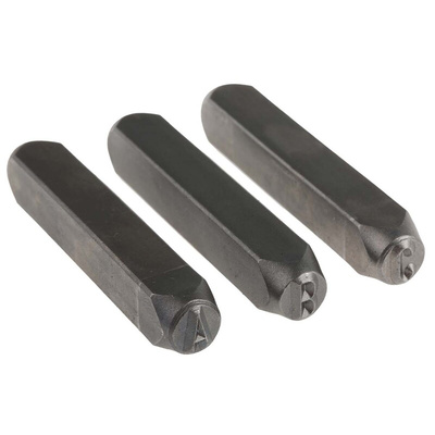 RS PRO 8mm x 27 Piece Engraving Punch Set, (Letters: A → Z, (&))