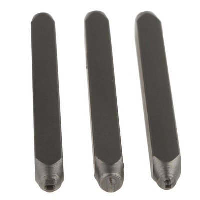 RS PRO 3mm x 10 Piece Engraving Punch Set, (Numbers: 0 → 9)