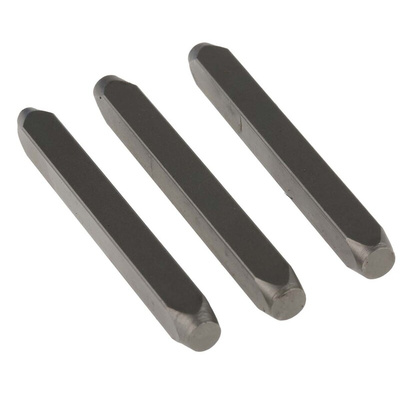 RS PRO 3mm x 10 Piece Engraving Punch Set, (Numbers: 0 → 9)