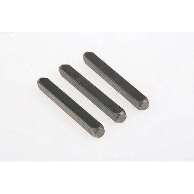 RS PRO 4mm x 27 Piece Engraving Punch Set, (Letters: A → Z, (&))