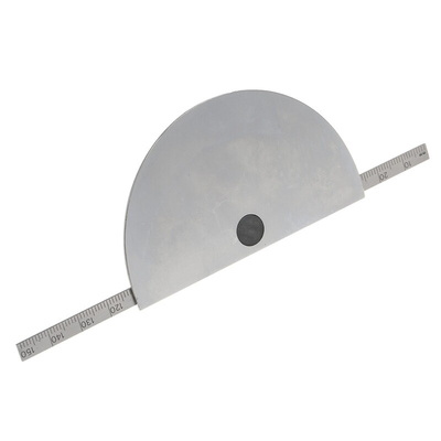 RS PRO 180° Metric Bevel Protractor Head, 150 mm Tempered Steel Blade