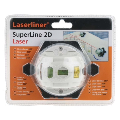 Laserliner SuperLine 2D, 650nm Red, 1 Line Laser Level
