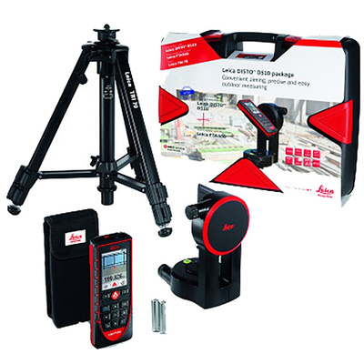 Leica D510 Laser Measure, 0.05 → 200m Range, ± 1 mm Accuracy