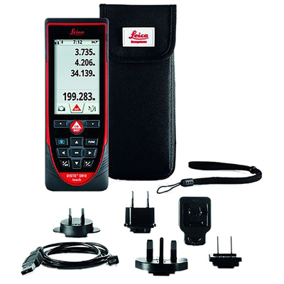 Leica D810 Laser Measure, 0.05 → 200m Range, ± 1 mm Accuracy