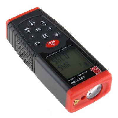 RS PRO RSLDM-100H Laser Measure, 0.05 → 100m Range, ±1.5 mm Accuracy