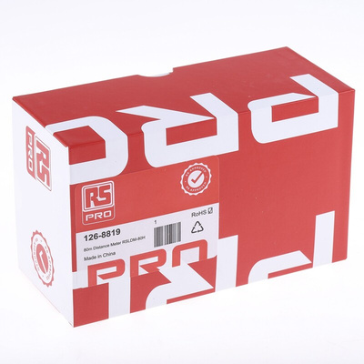 RS PRO RSLDM-80H Laser Measure, 0.05 → 80m Range, ±1.5 mm Accuracy