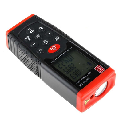 RS PRO RSLDM-35H Laser Measure, 0.05 → 35m Range, ±1.5 mm Accuracy