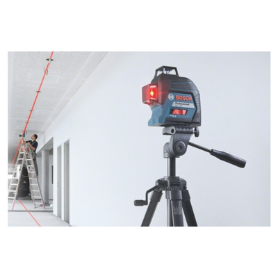 Bosch GLL 3-80, 630 → 650nm Red, 3 Line Line laser