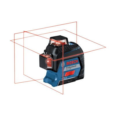 Bosch GLL 3-80, 630 → 650nm Red, 3 Line Line laser