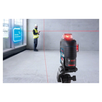 Bosch GLL 3-80 C, 650nm Red, 3 Line Line laser
