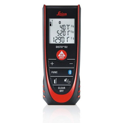 Leica D2BT Laser Measure, 100m Range, ±1.5 mm Accuracy