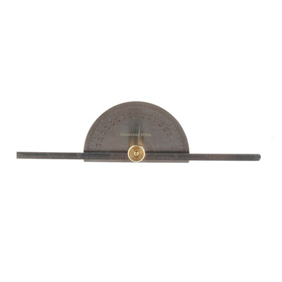 RS PRO  Vernier Protractor, 190 mm Stainless Steel Blade