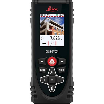 Leica DISTO X4 Laser Measure, 0.05 → 150m Range, ±1 mm Accuracy, PreCal