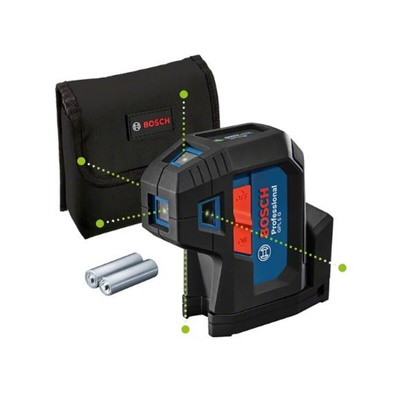 Bosch GPL 5 G, 500 → 540nm Green, 0 Line Laser Level