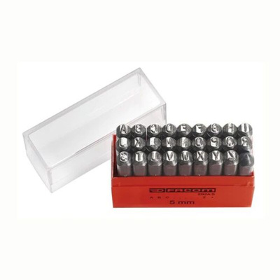 Facom 4mm x 26 Piece Engraving Letter Punch Set, (Letters: A → Z)